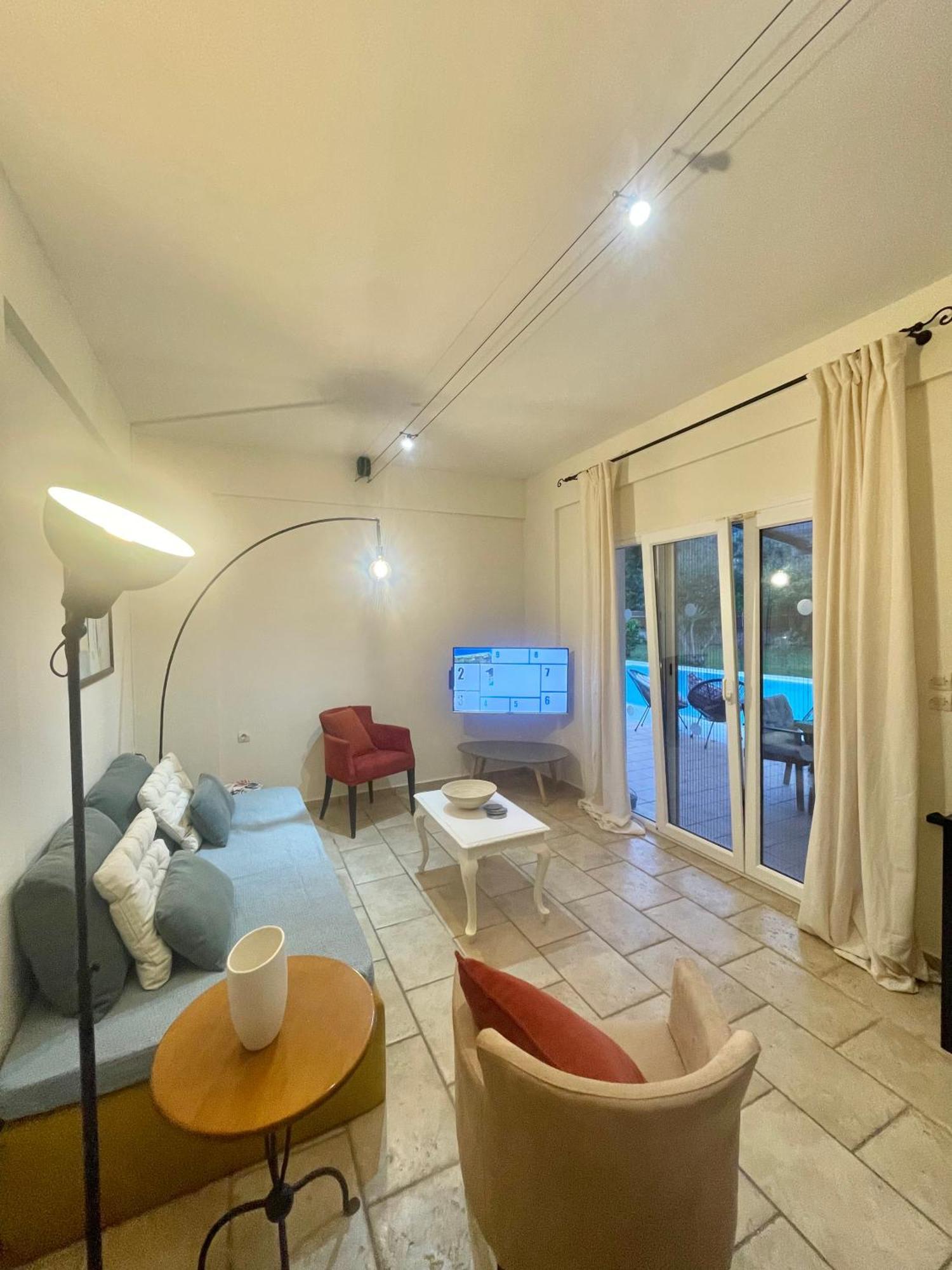 Gialos Villas 1-2 With A Private Pool มิกรอส ยาลอส ภายนอก รูปภาพ
